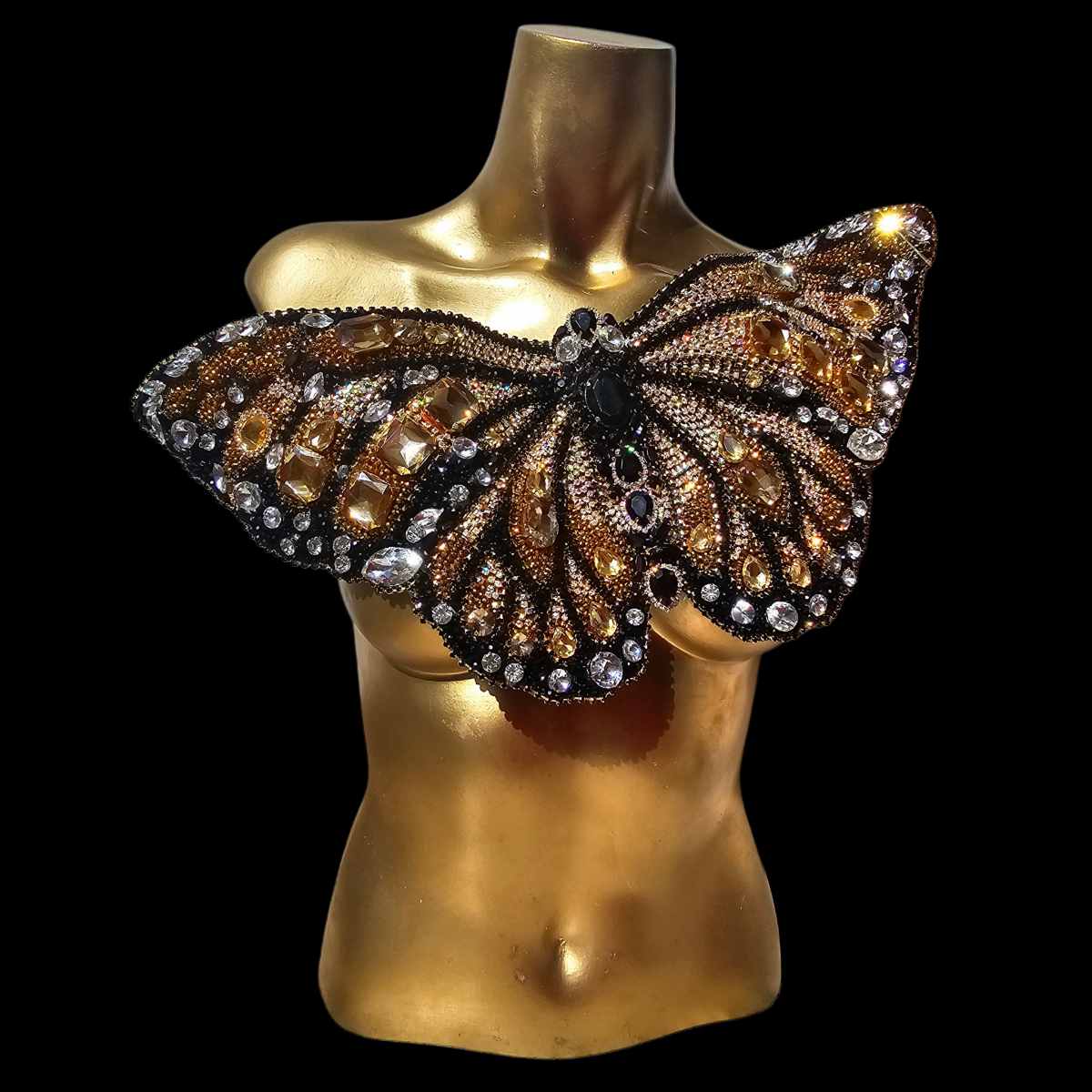 Top Monarca Mariposa Prendedor