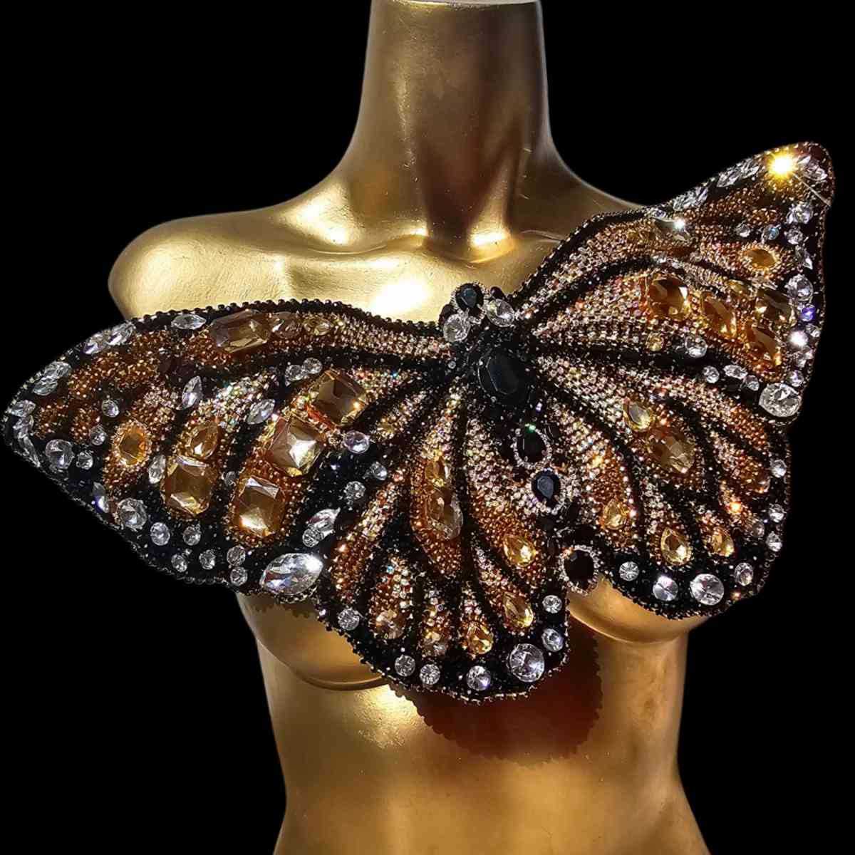 Top Monarca Mariposa Prendedor
