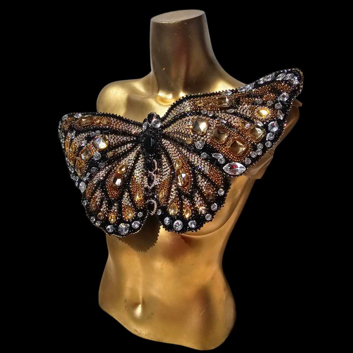 Top Monarca Mariposa Prendedor