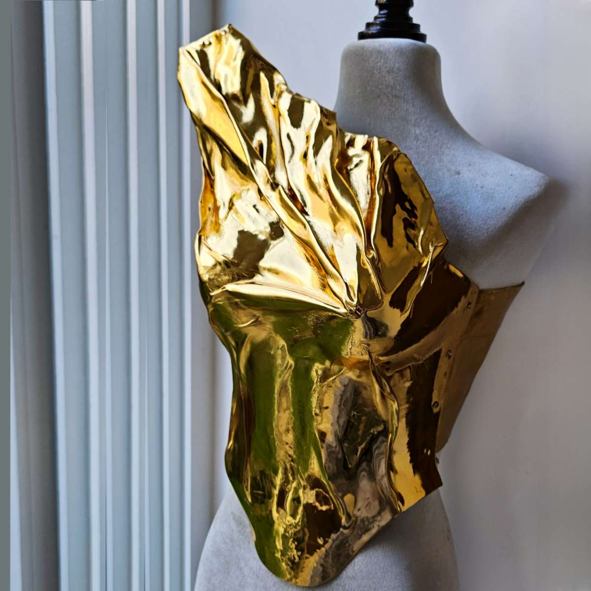 Pechera Artemisa Peto Rígido Plateado