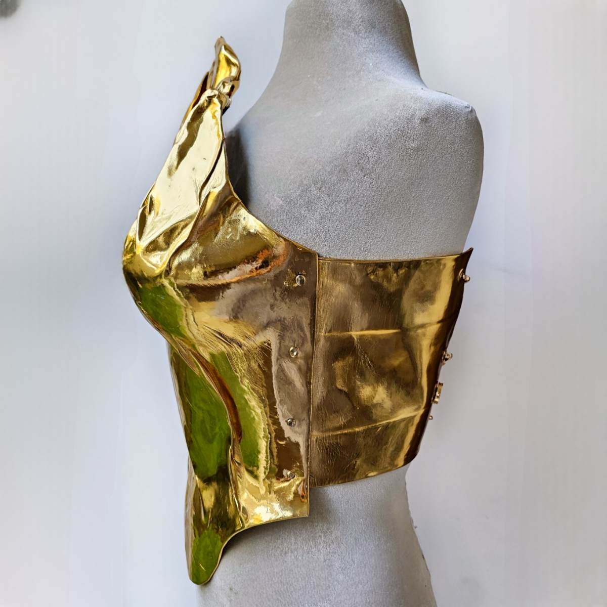 Pechera Artemisa Peto Rígido Plateado