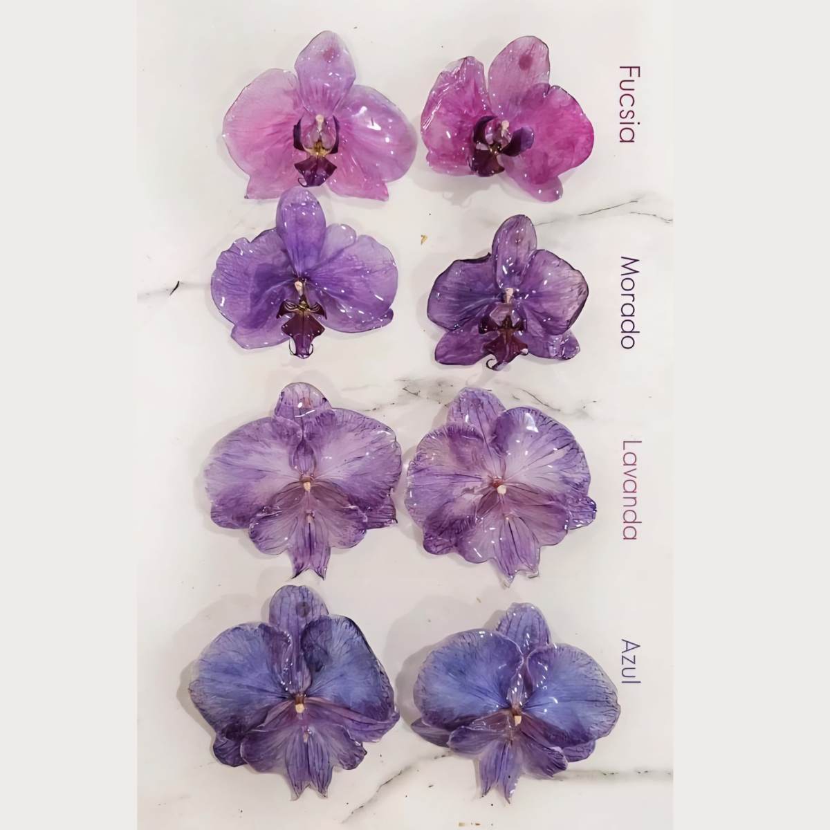 MAXI Aretes Orquídea Real VARIOS COLORES