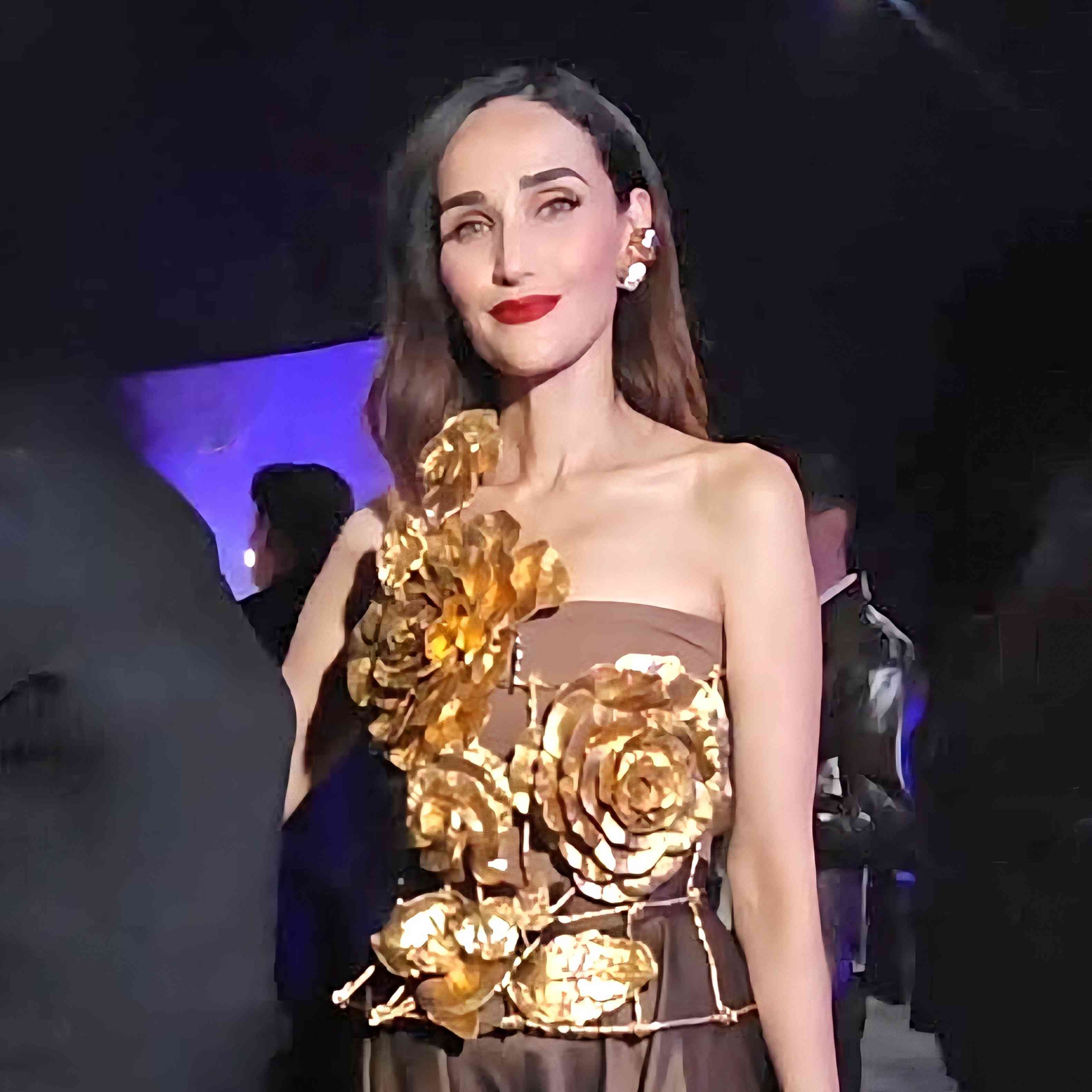 Corset Minerva Rosas Doradas