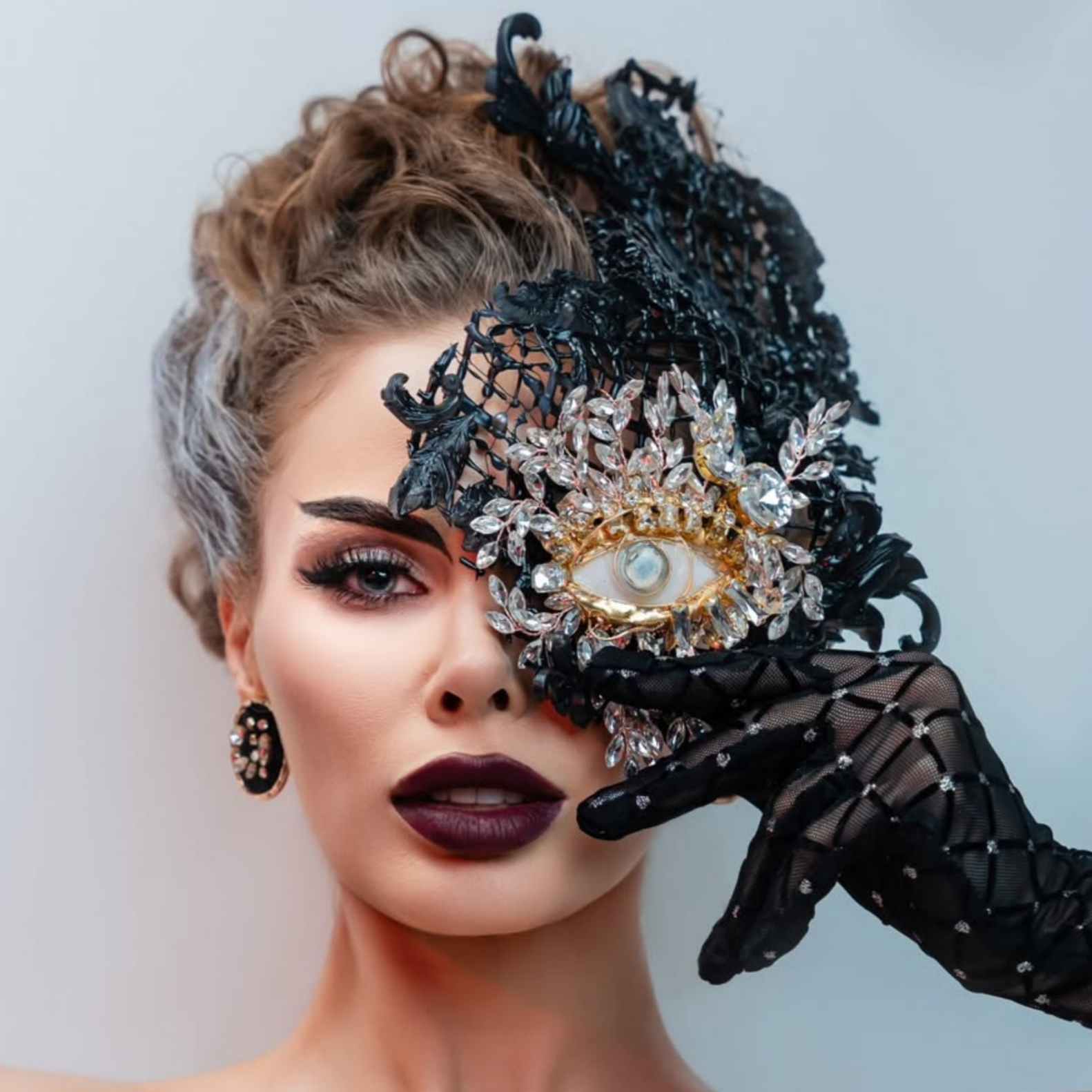 Antifaz Ojo Cristales Frankenstein