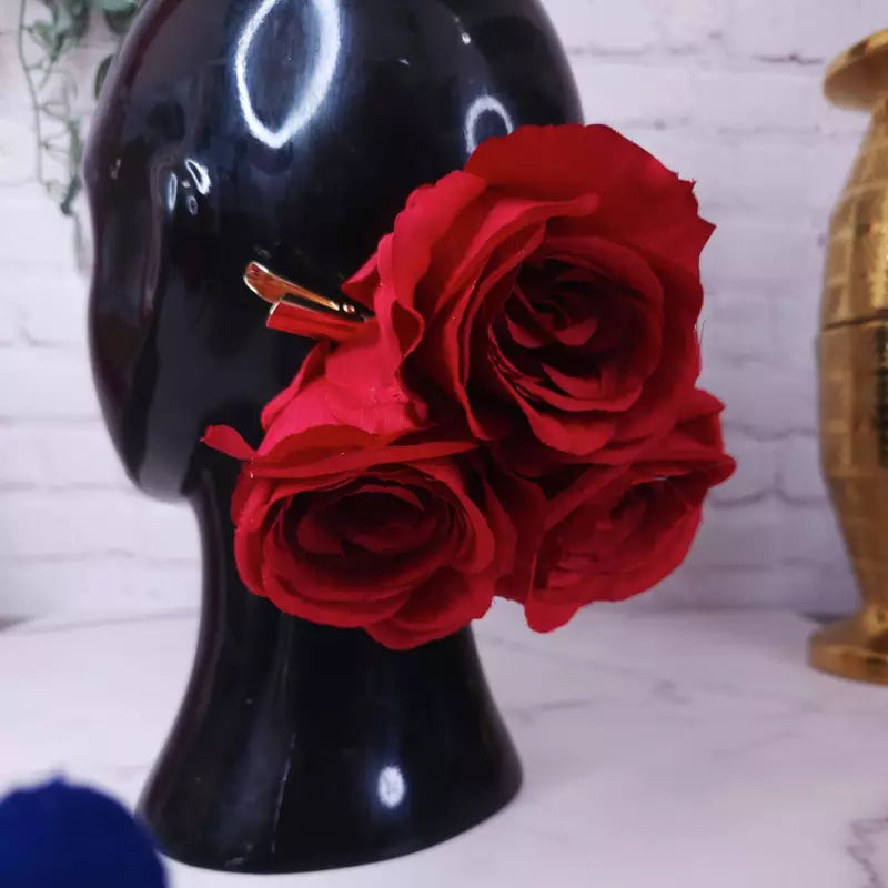 Tocado Scarlett Flores Catrinas 1.5D