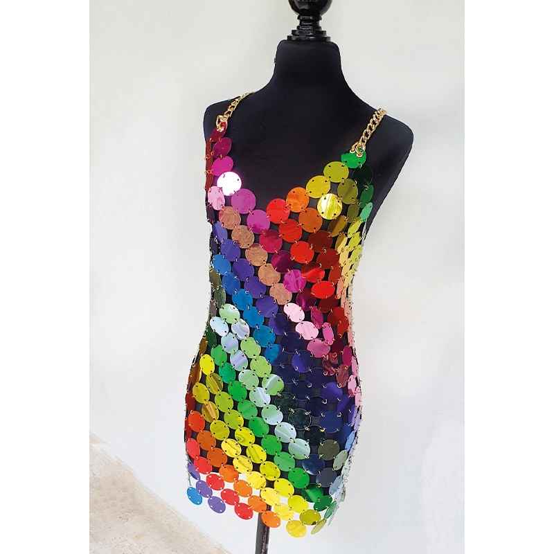Vestido Corto Coins