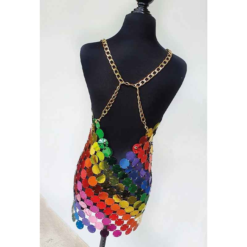 Vestido Corto Coins