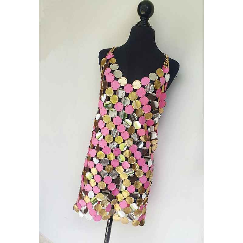 Vestido Corto Coins