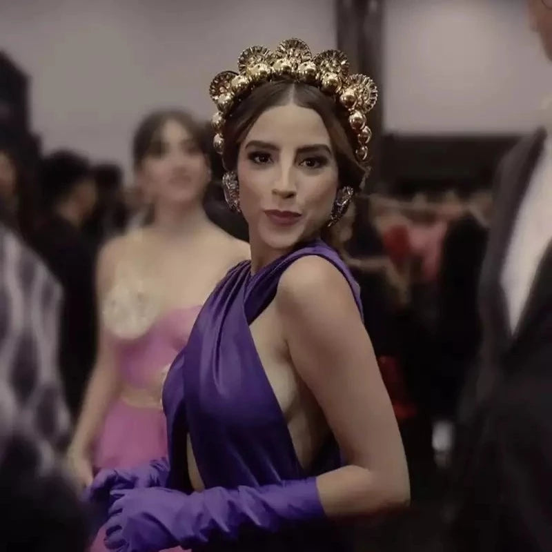 Diadema Maxi Perlas