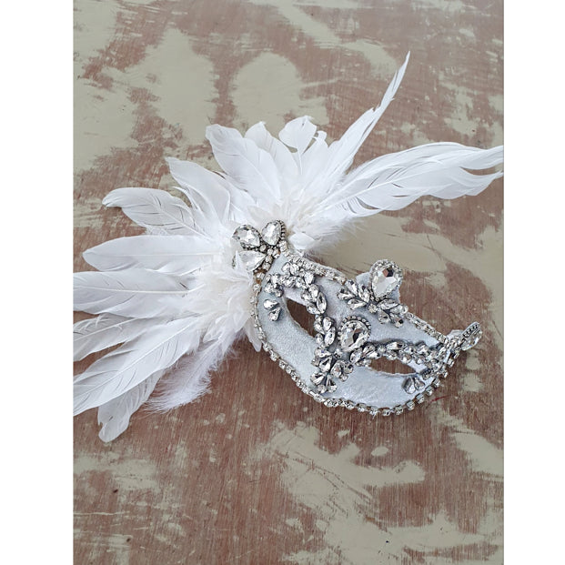 Antifaz Venecia con Plumas