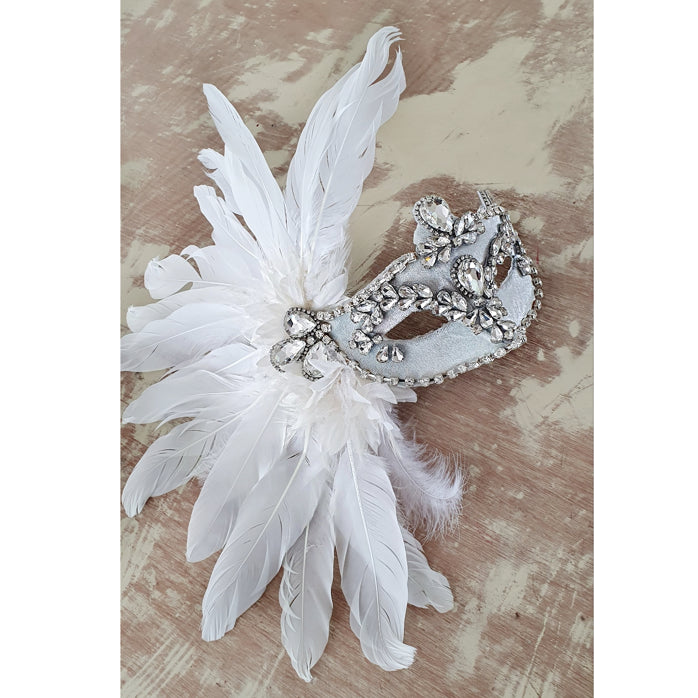 Antifaz Venecia con Plumas