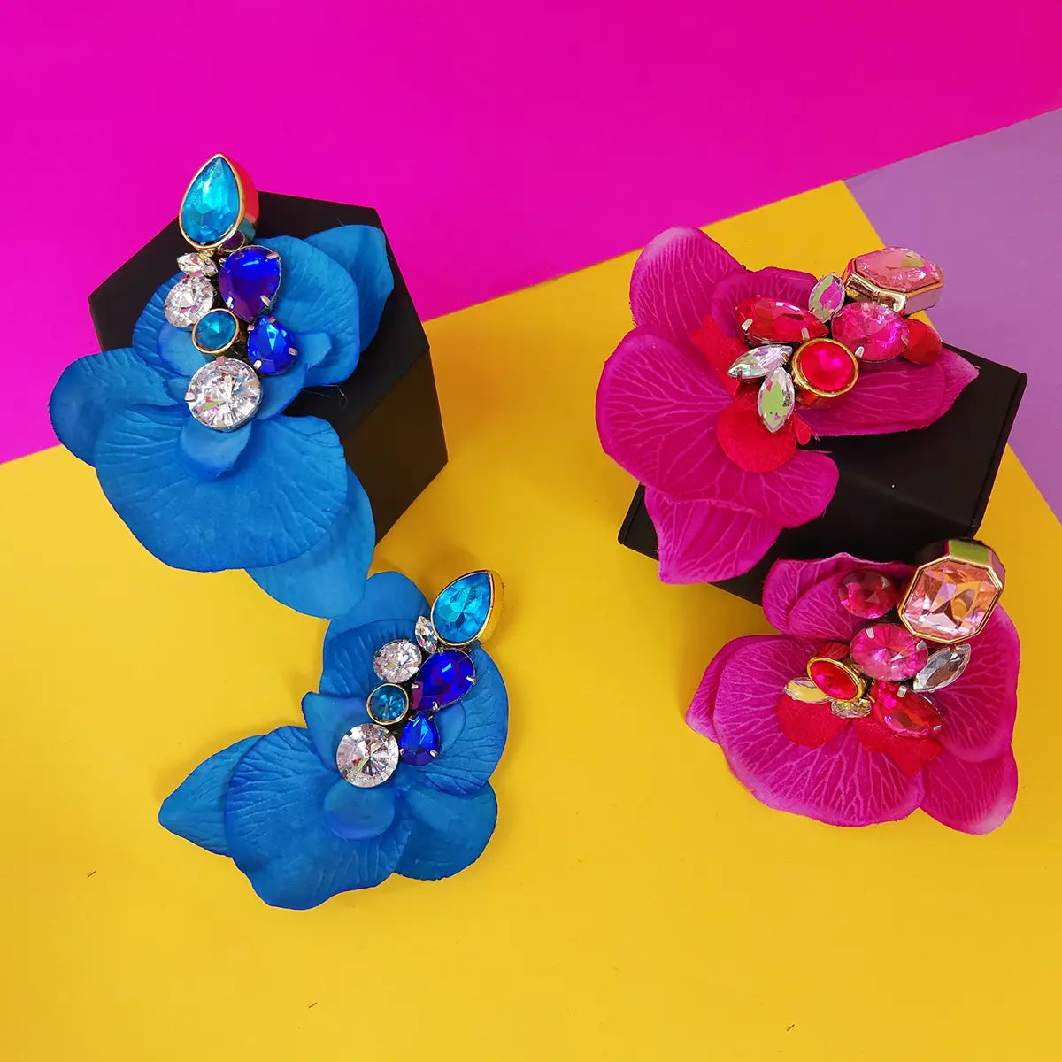 Aretes Maxi Orquidea