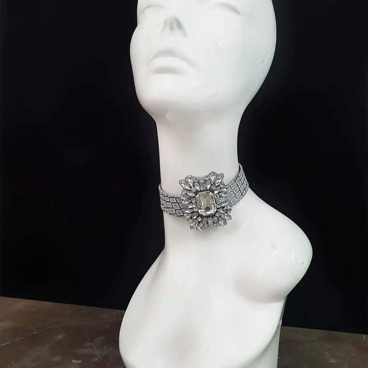Choker Medallón Plata