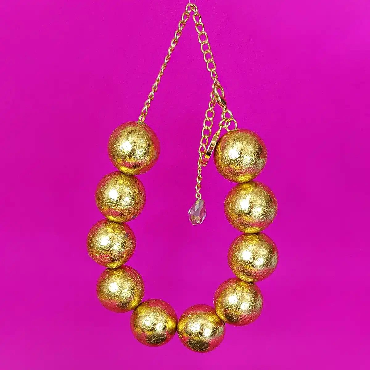 Collar Ariel Rosa Metalizado