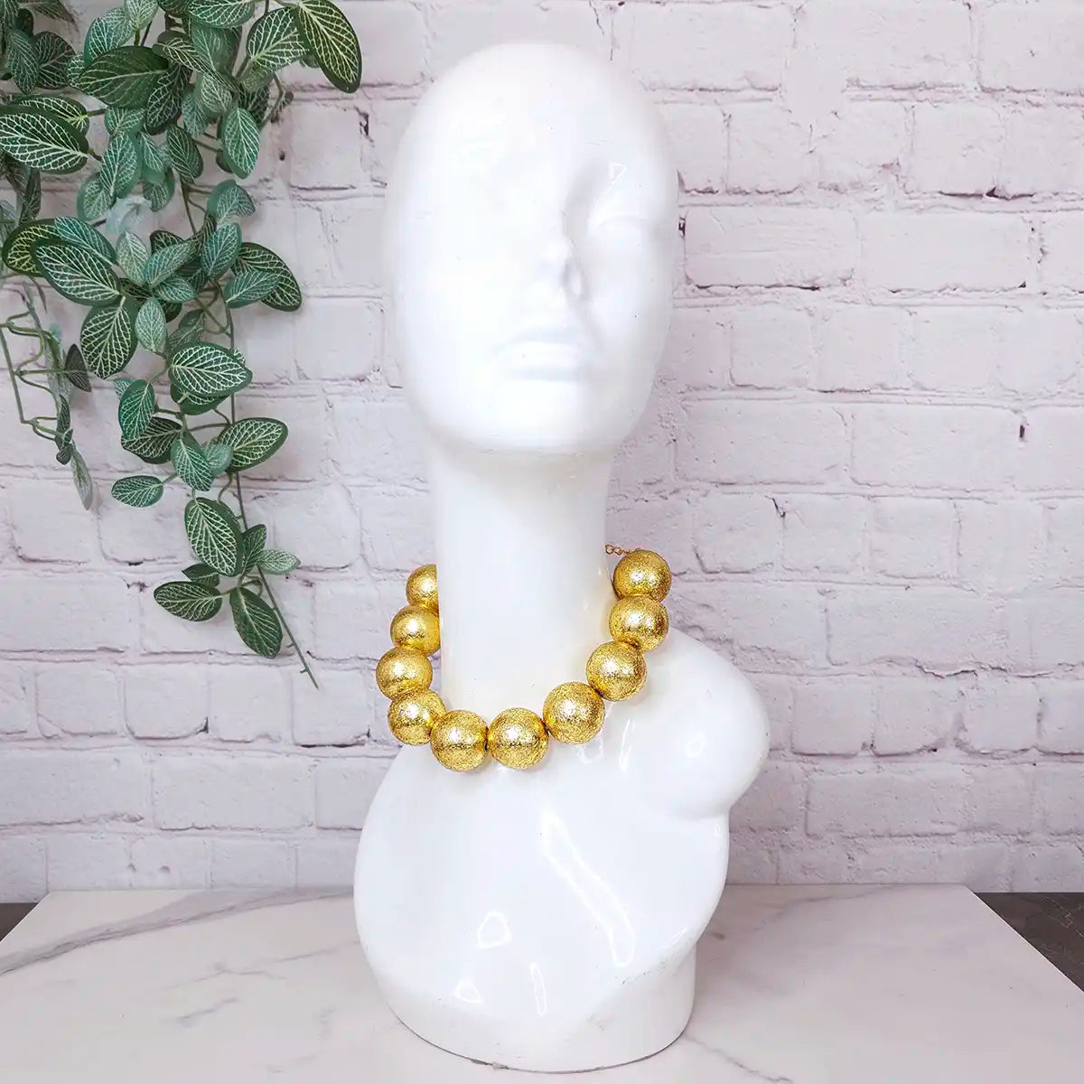 Collar Ariel Rosa Metalizado