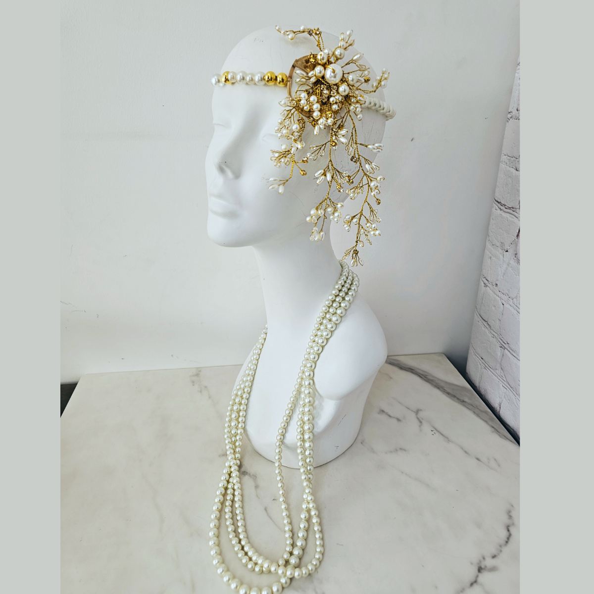Tocado Gatsby Perlas
