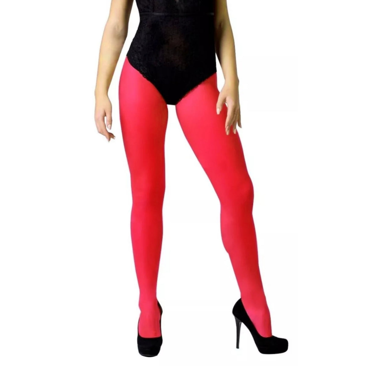 Pantimedias rojas mate