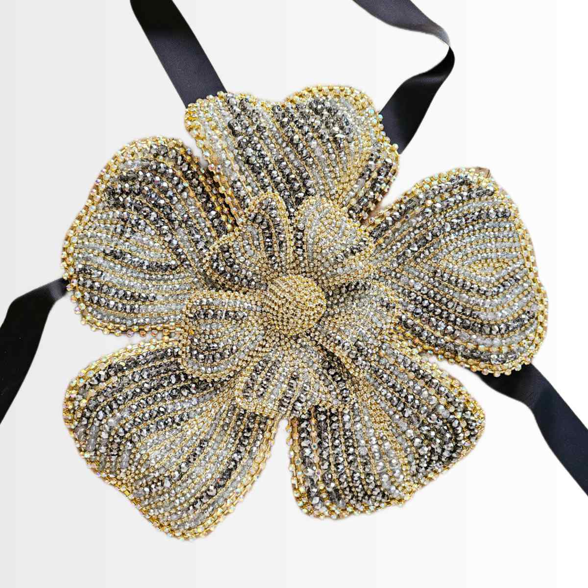 Top Flor Capella Negro