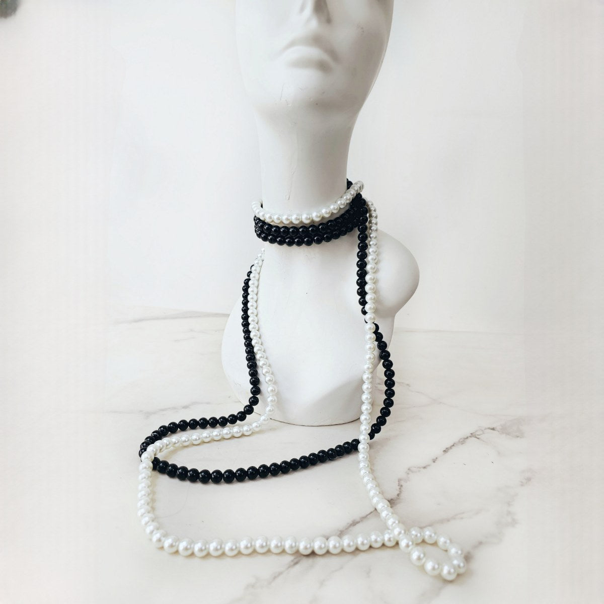 Collar Perlas Dominó