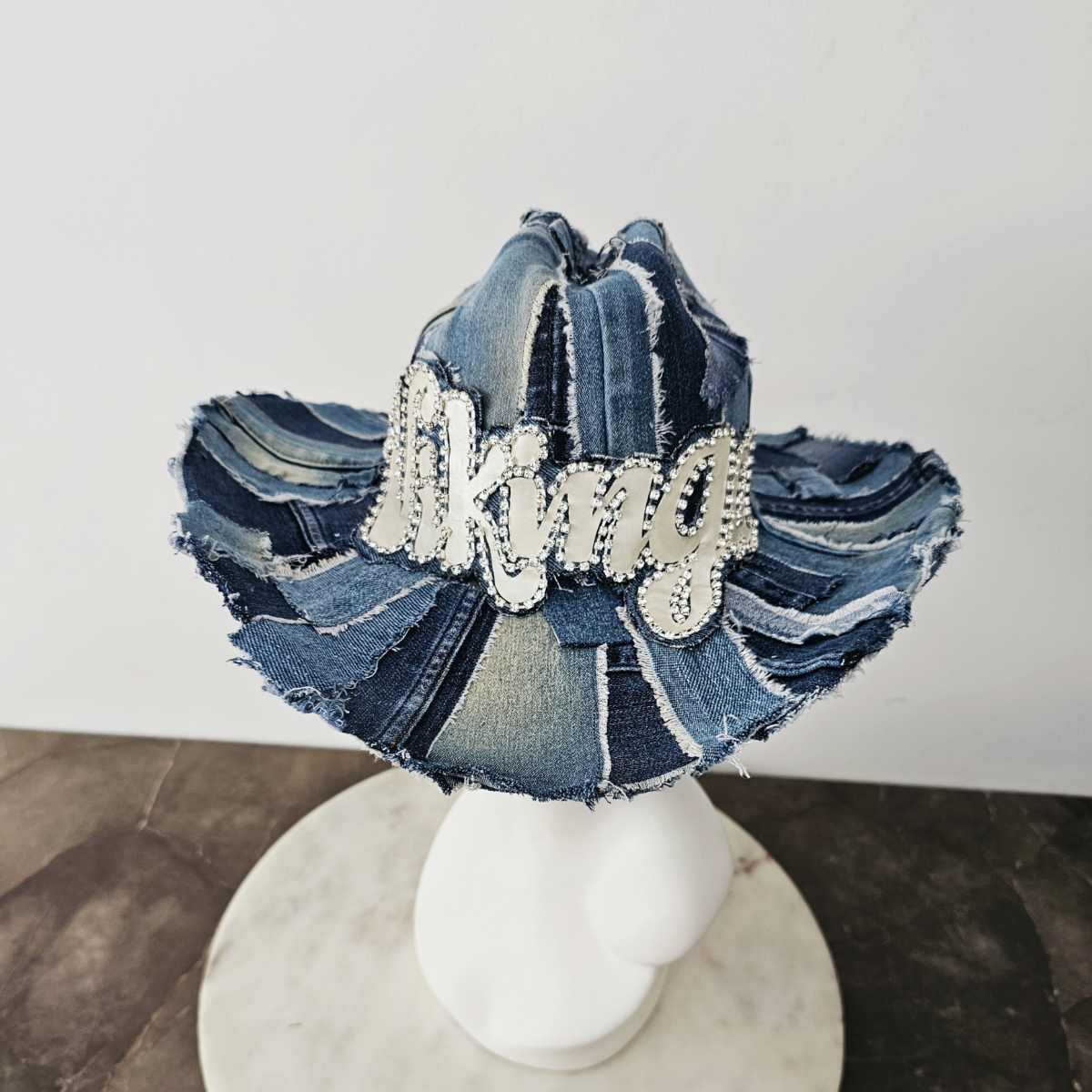Texana Ragged Denim personalizada