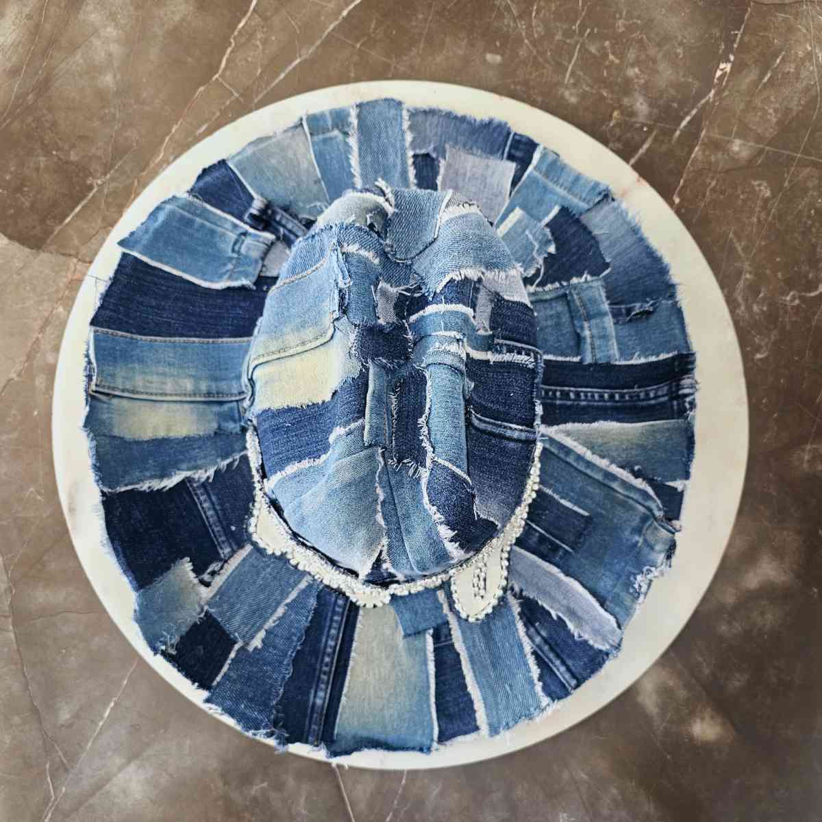 Texana Ragged Denim personalizada