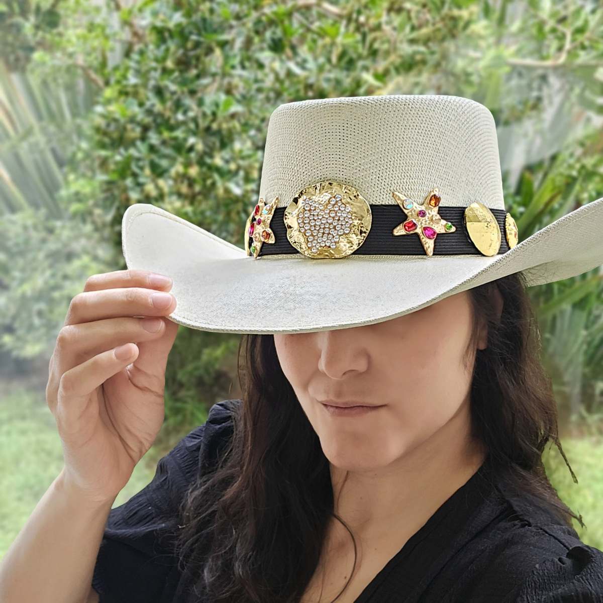 Sombrero Gallero Juliana en lona