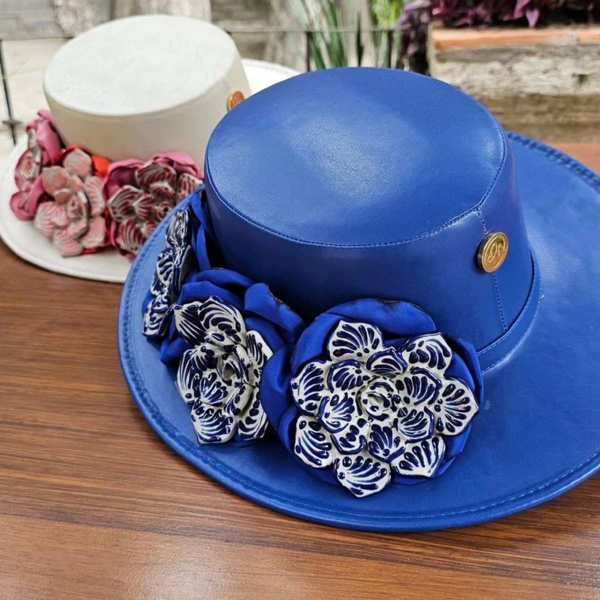 Sombrero Talavera Azul Rey