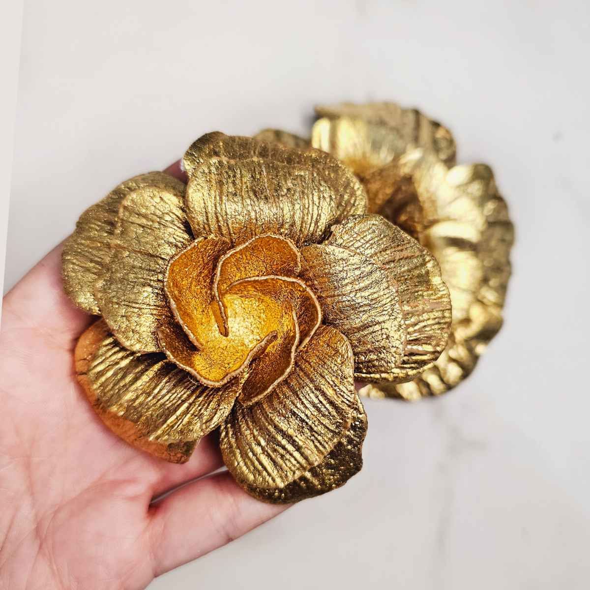 Prendedor Flor Elisa Rojo