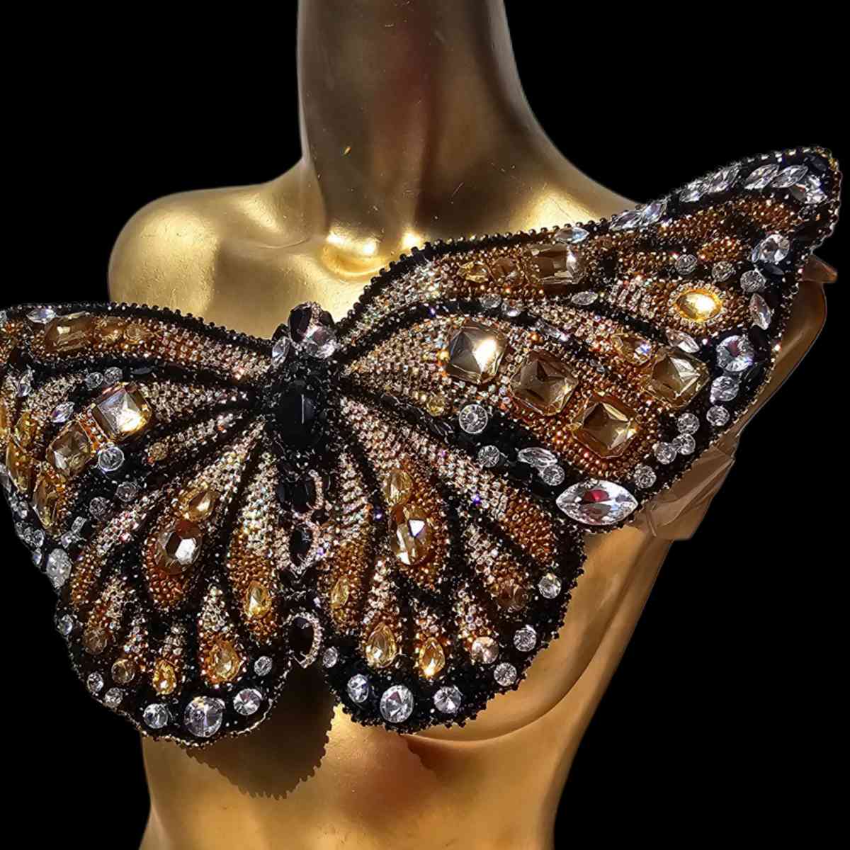 Top Monarca Mariposa Prendedor