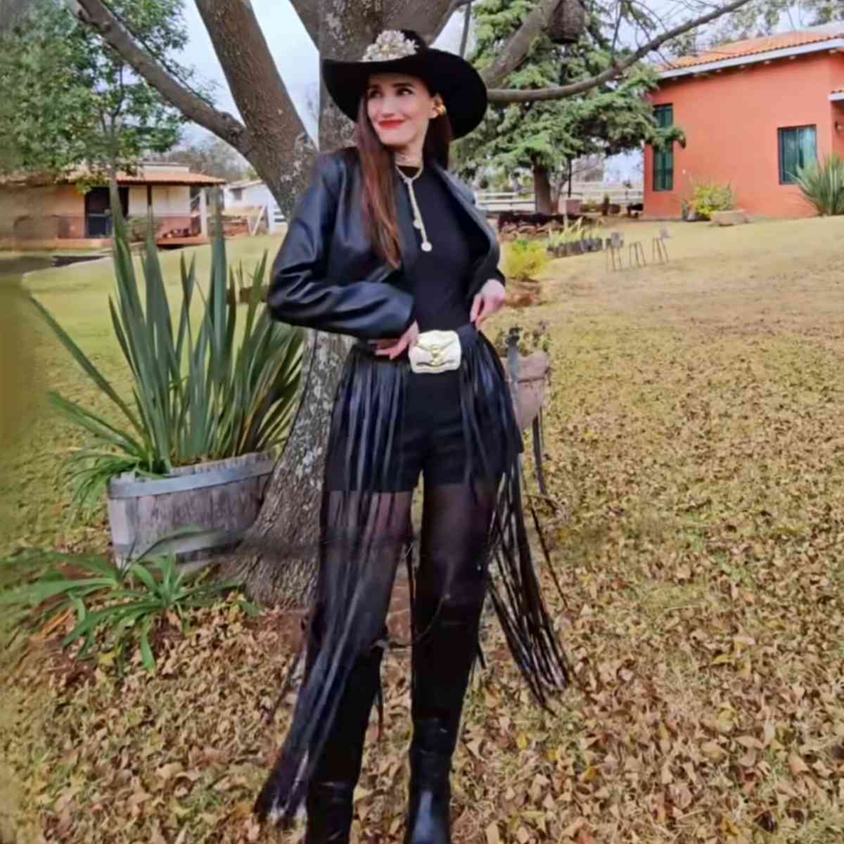 Cinturón Flecos Vaquero