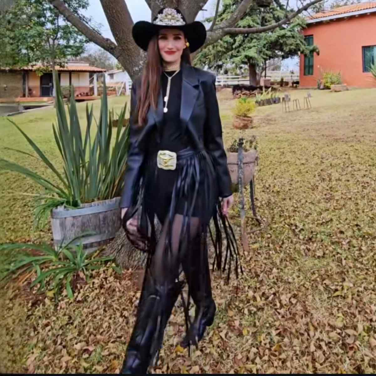 Cinturón Flecos Vaquero blanco