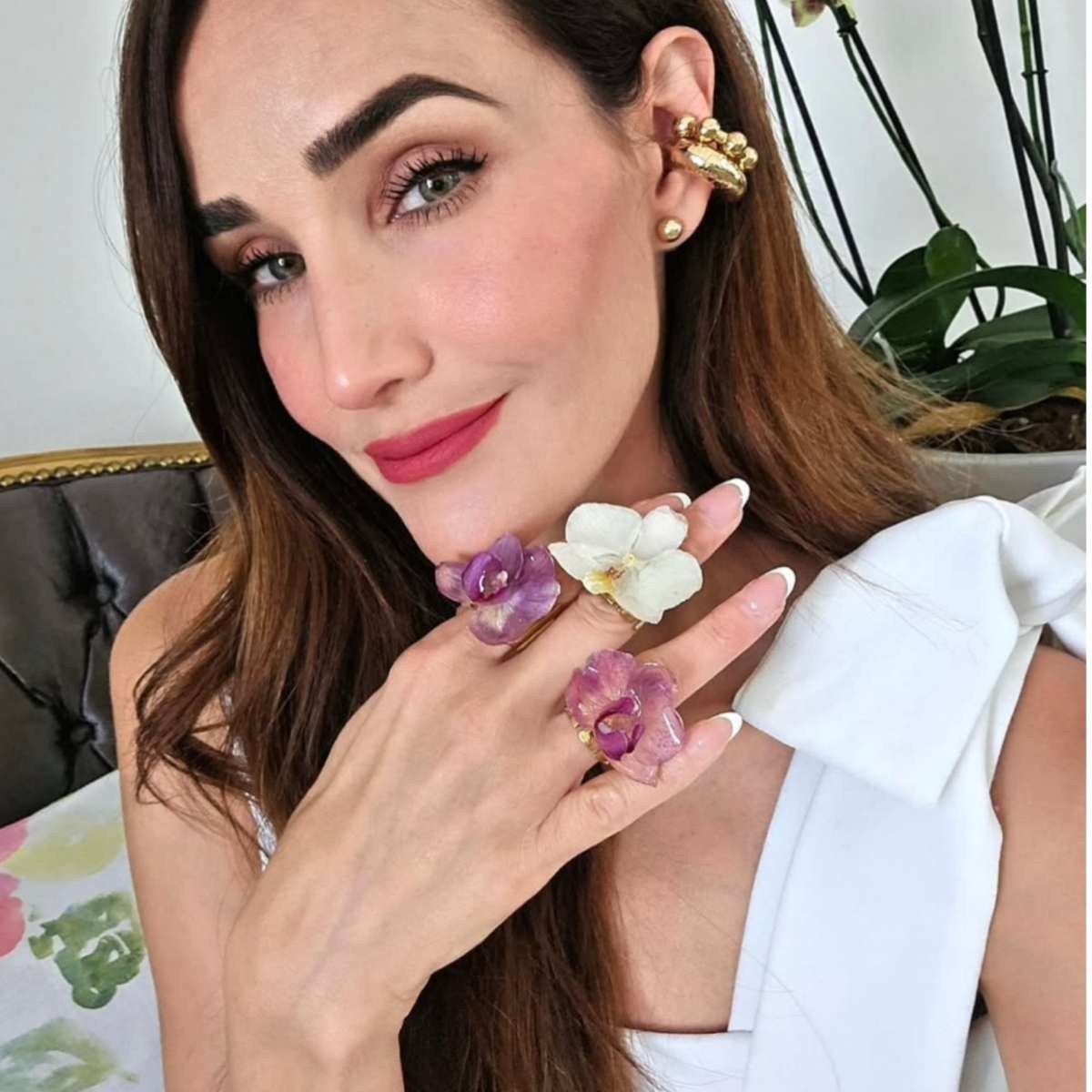 Anillo Orquídea Real