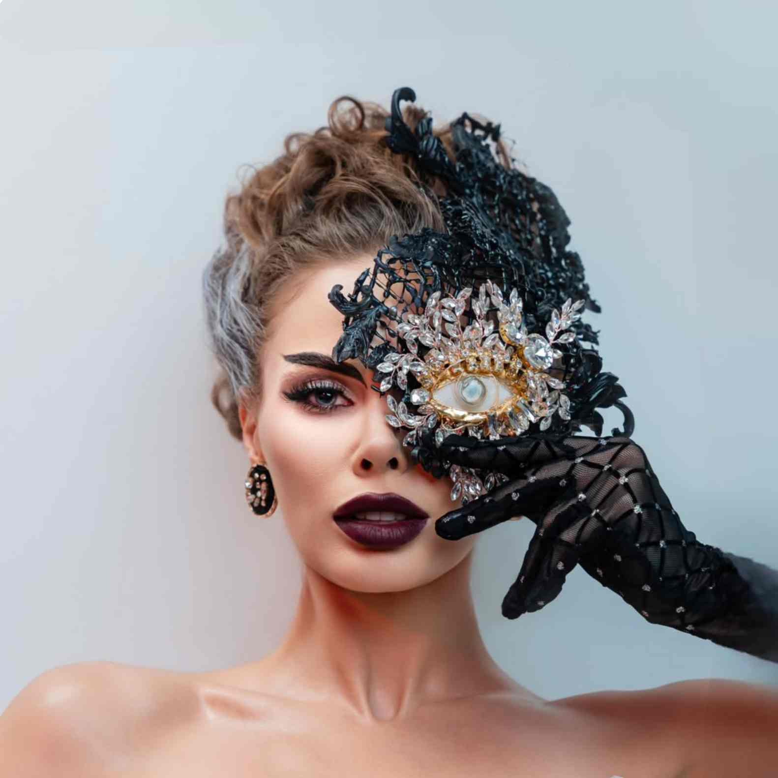 Antifaz Ojo Cristales Frankenstein