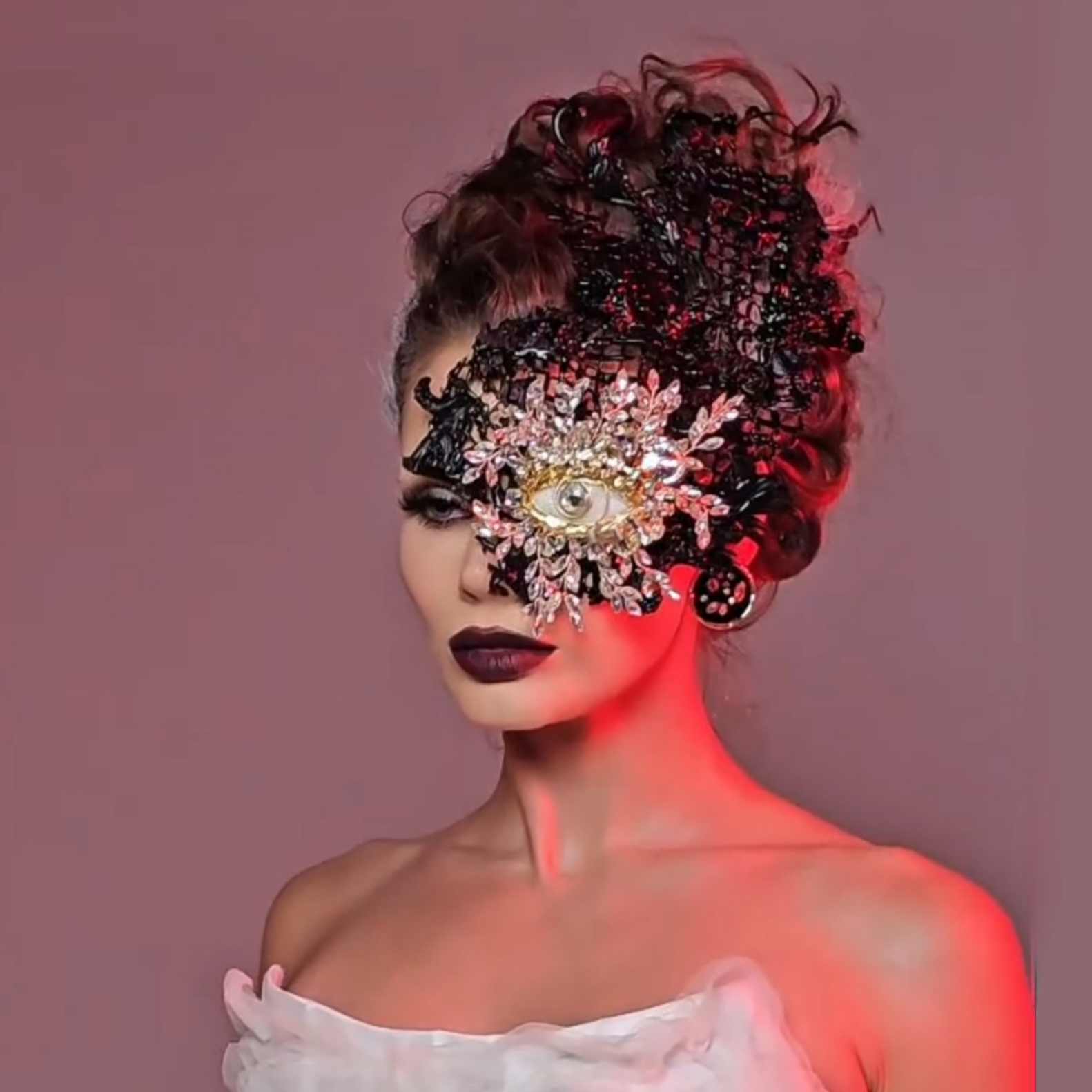 Antifaz Ojo Cristales Frankenstein