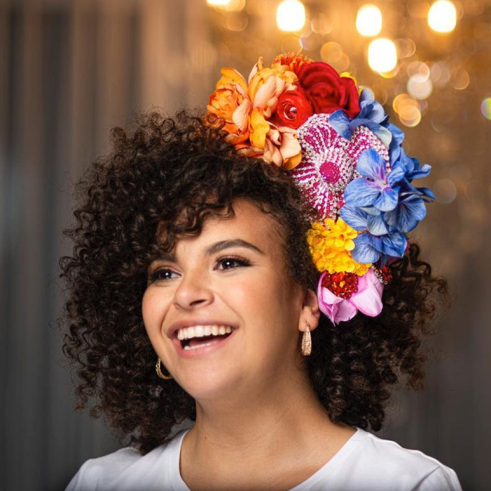 Tocado Lucero Flores Catrina Capella