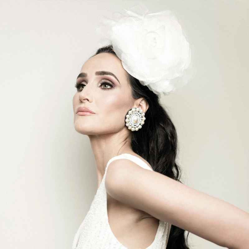 Tocado Flor Alondra Novias 1.5D