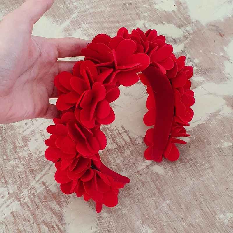Diadema Maxi Flores